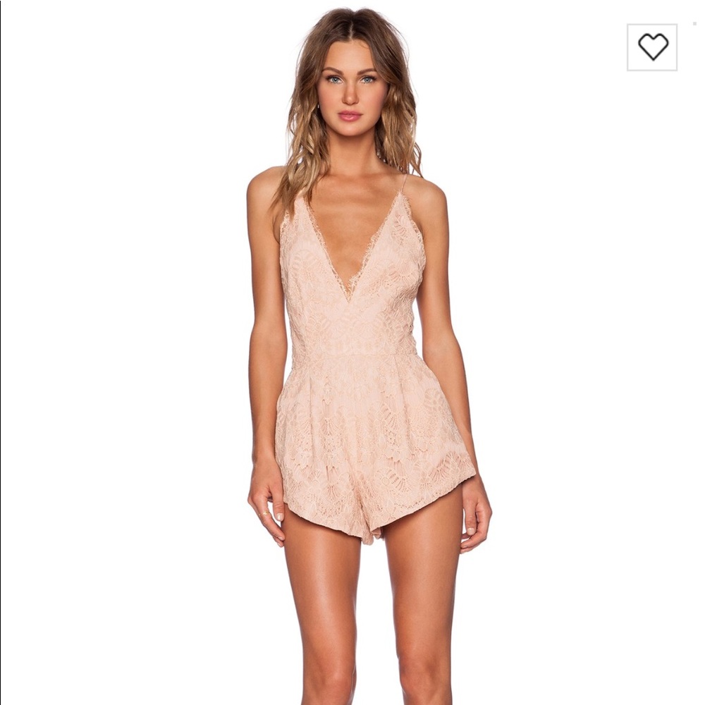 Stylestalker Mermaid Romper in Nude